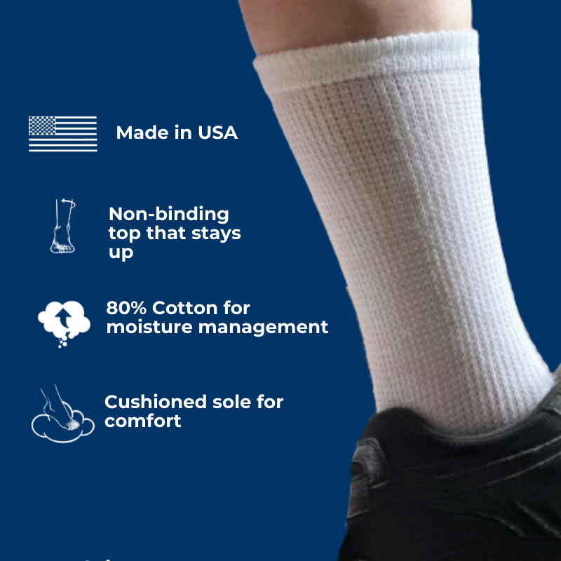 Men's Cotton Crew Socks (6 Pair)