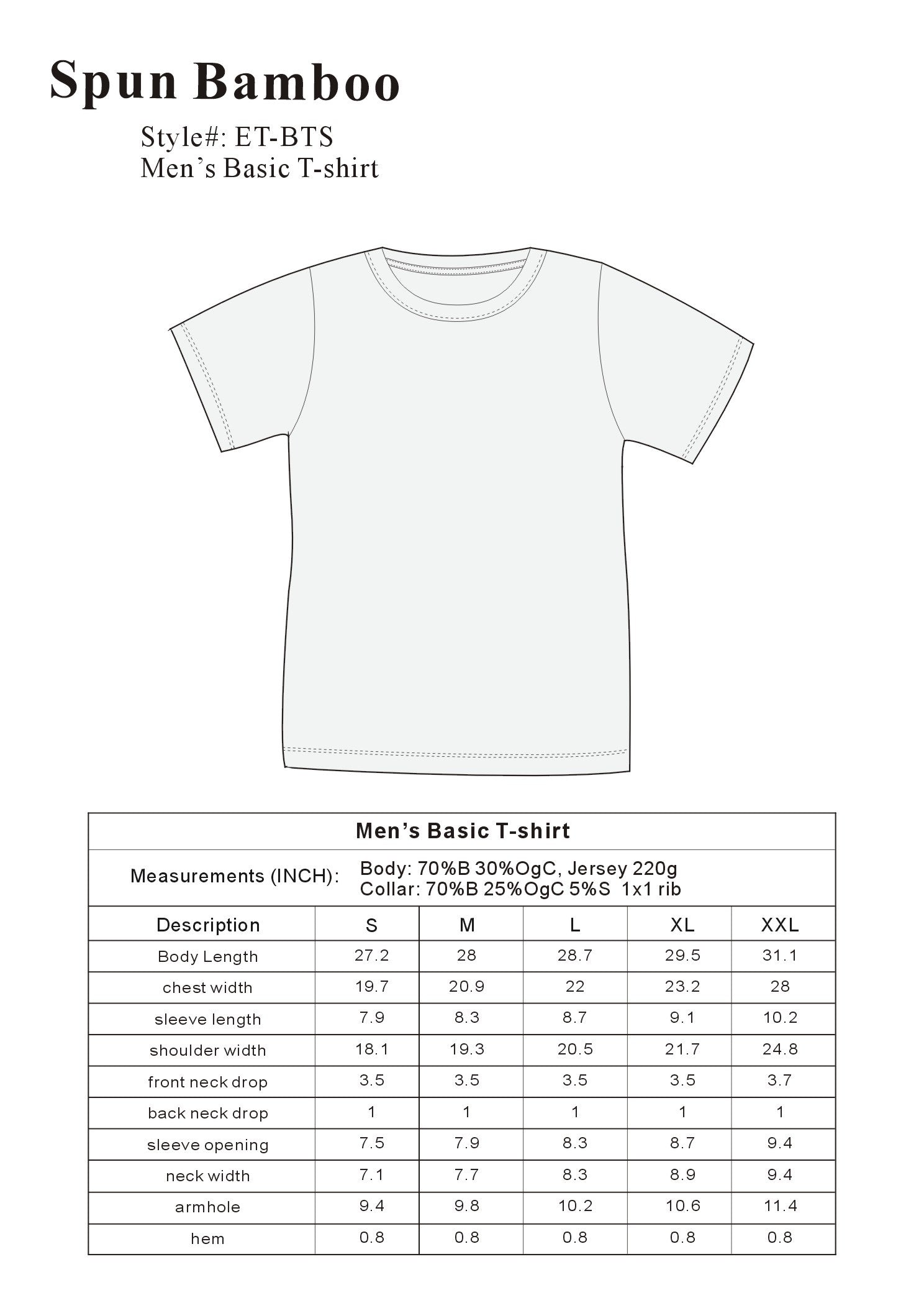 Men's Cotton Short Sleeve T-Shirt
